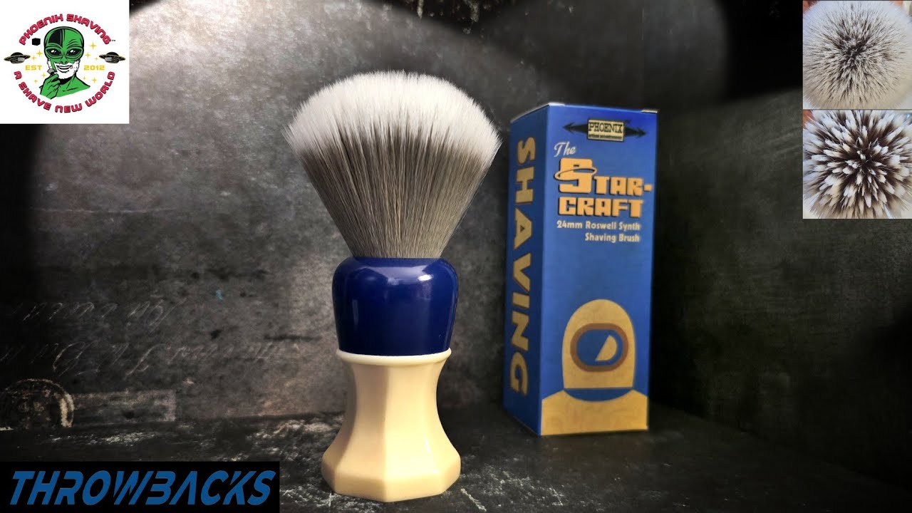 Starcraft 24mm Roswell Grey Synthetic Shave Brush Review 