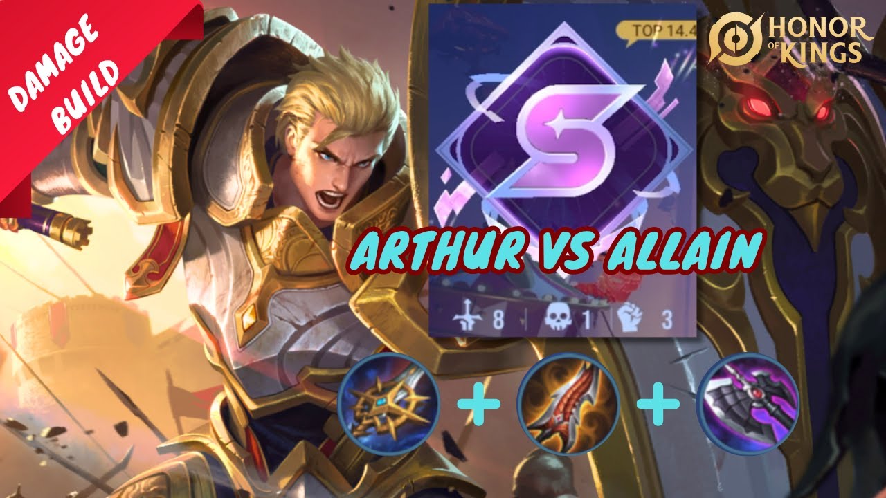 HOK: Arthur's SECRET Damage Build to DOMINATE Allain!