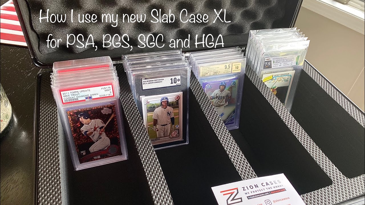 How I use my new Slab Case XL for PSA, BGS, SGC and HGA