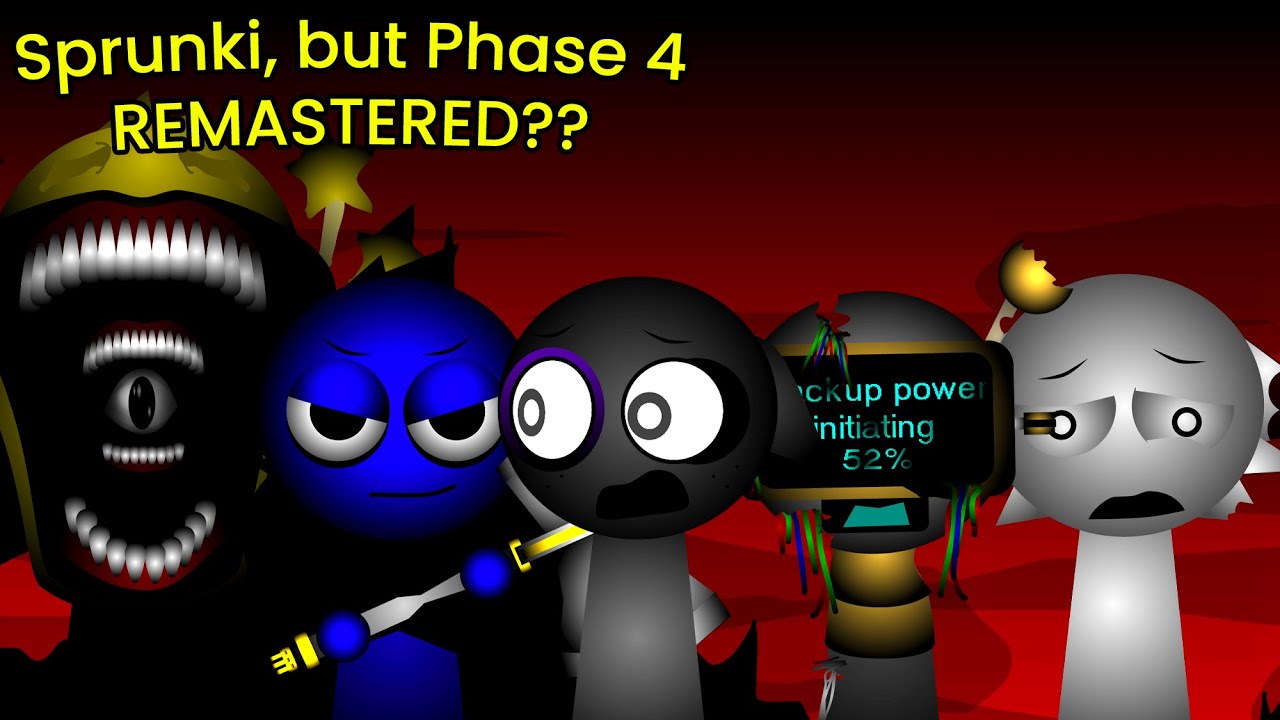 Sprunki Phase 4, но РЕМАСТЕРИНГ??