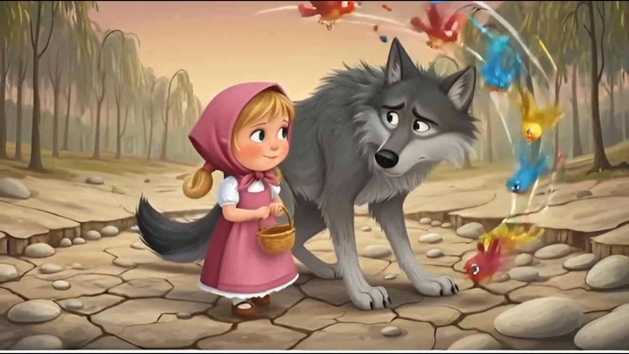 مغامرات مشا🧕 ـ الجزاء الثاني ـ مشا 🧕والذئب🐺أحسن قصة الأظفال🐺🐺
