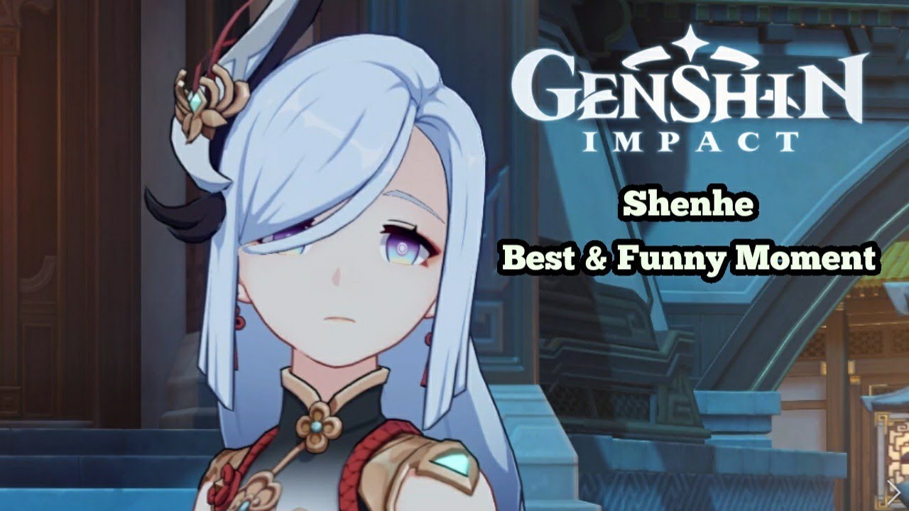 Genshin Impact - Shenhe (лучшие и смешные моменты) сборник