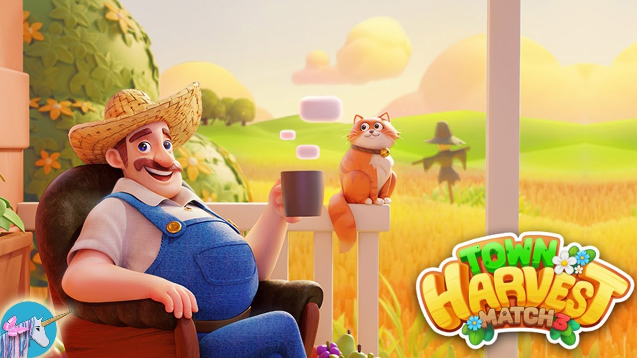 Town Harvest Match 3 gameplay