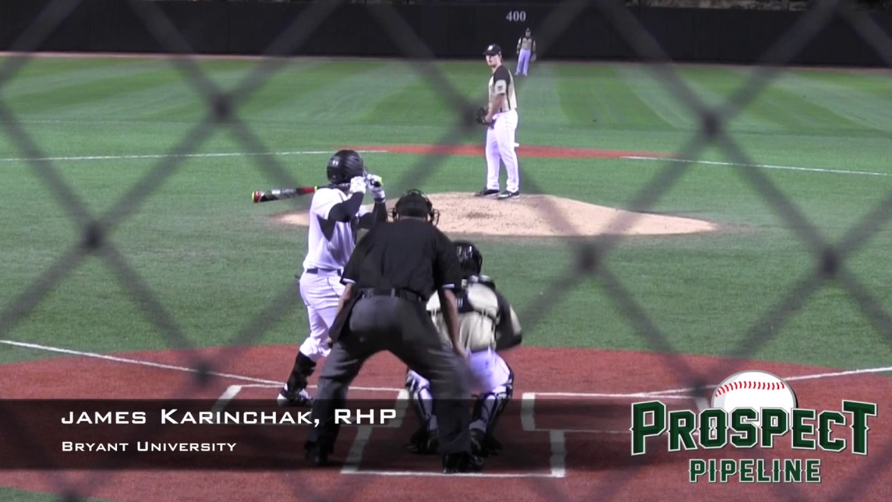 James Karinchak Prospect Video, RHP, Bryant University.