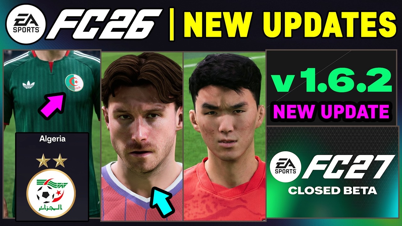 EA FC 26 NEWS | NEW Updates, Licenses, Real Faces & EA FC 27 Beta ✅