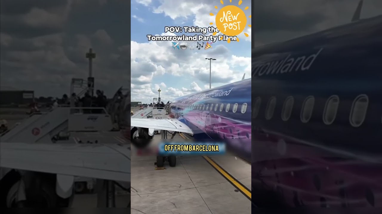 The Ultimate Party Plane to Tomorrowland: DJs, Light Shows, and Non-Stop Dancing!