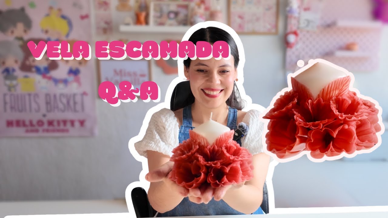 Tutorial VELA escamada | Q&A sobre emprendimiento de velas