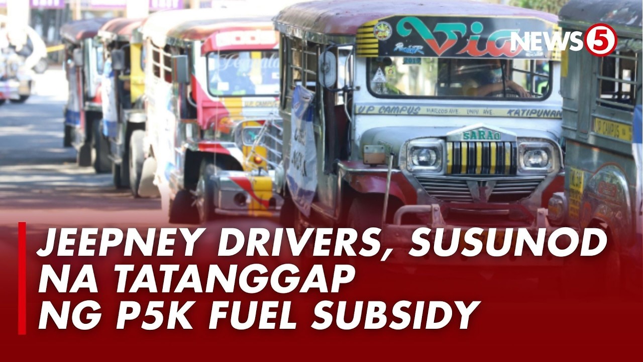 Jeepney drivers, susunod na makatatanggap ng P5K fuel subsidy &mdash; DSWD