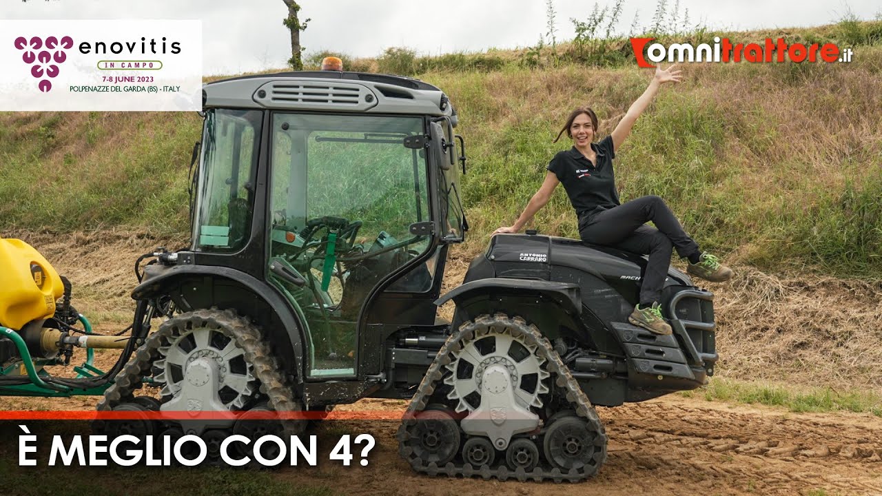 Antonio Carraro Mach 4 TONY: cingoli a più non posso | Enovitis 2023