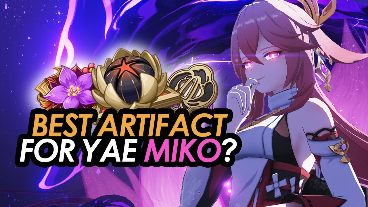 BEST ARTIFACT SETS for YAE MIKO Damage test + Comparison | Genshin Impact