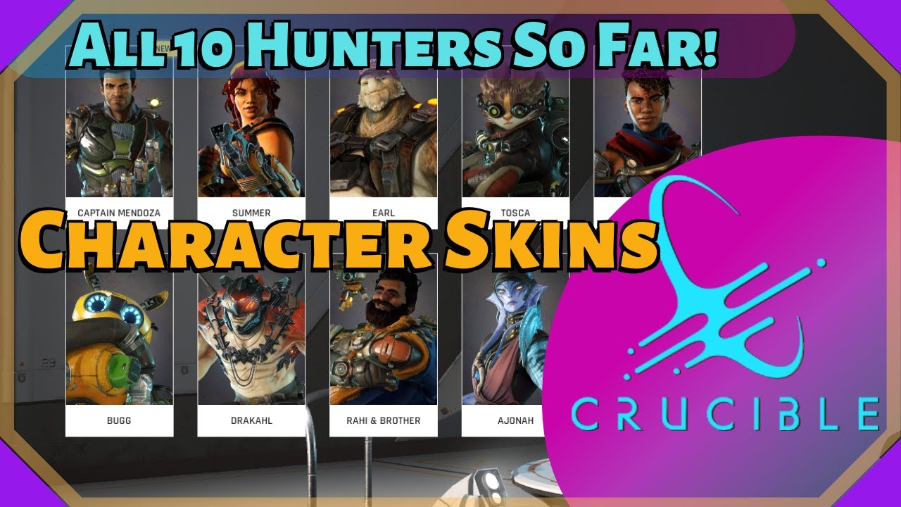 Crucible | All Character Skins At Launch | Amazon Crucible Game