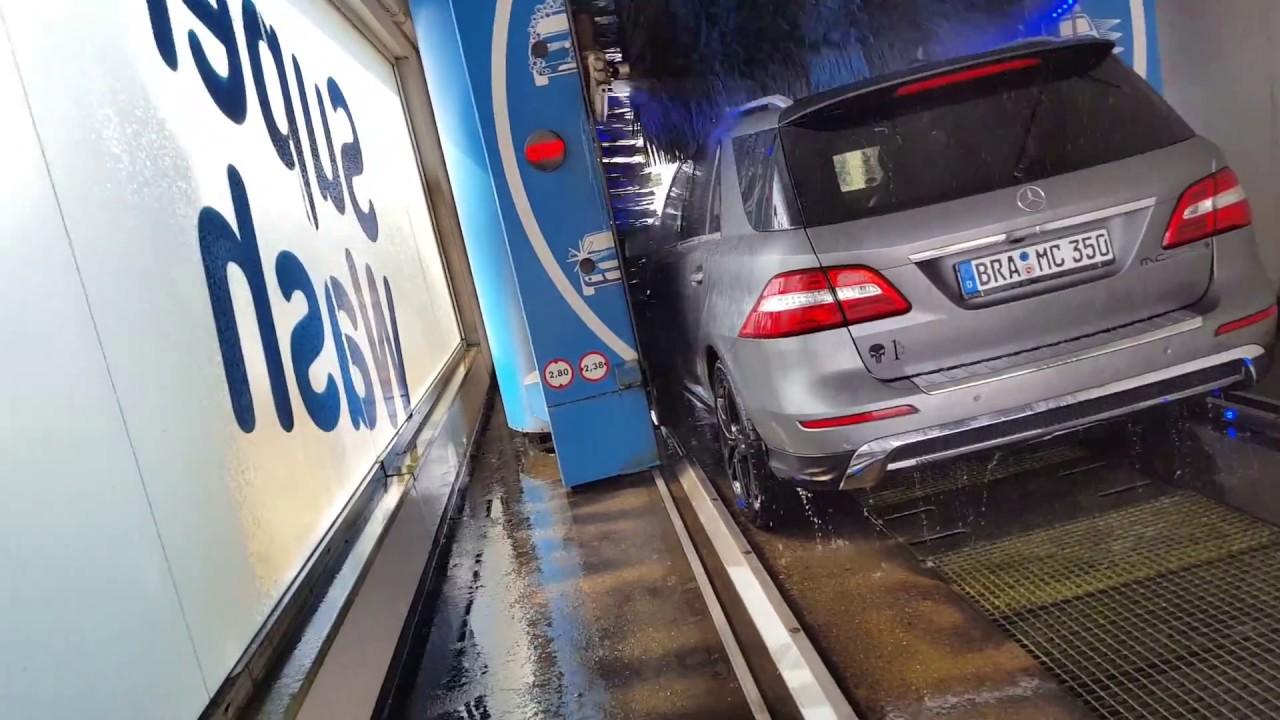 Aral Waschanlage mit einem Baumharz Problem Superwash  SoftCare Pro Classic - WashTec