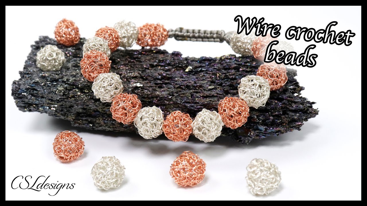 How to make your own wire crochet beads