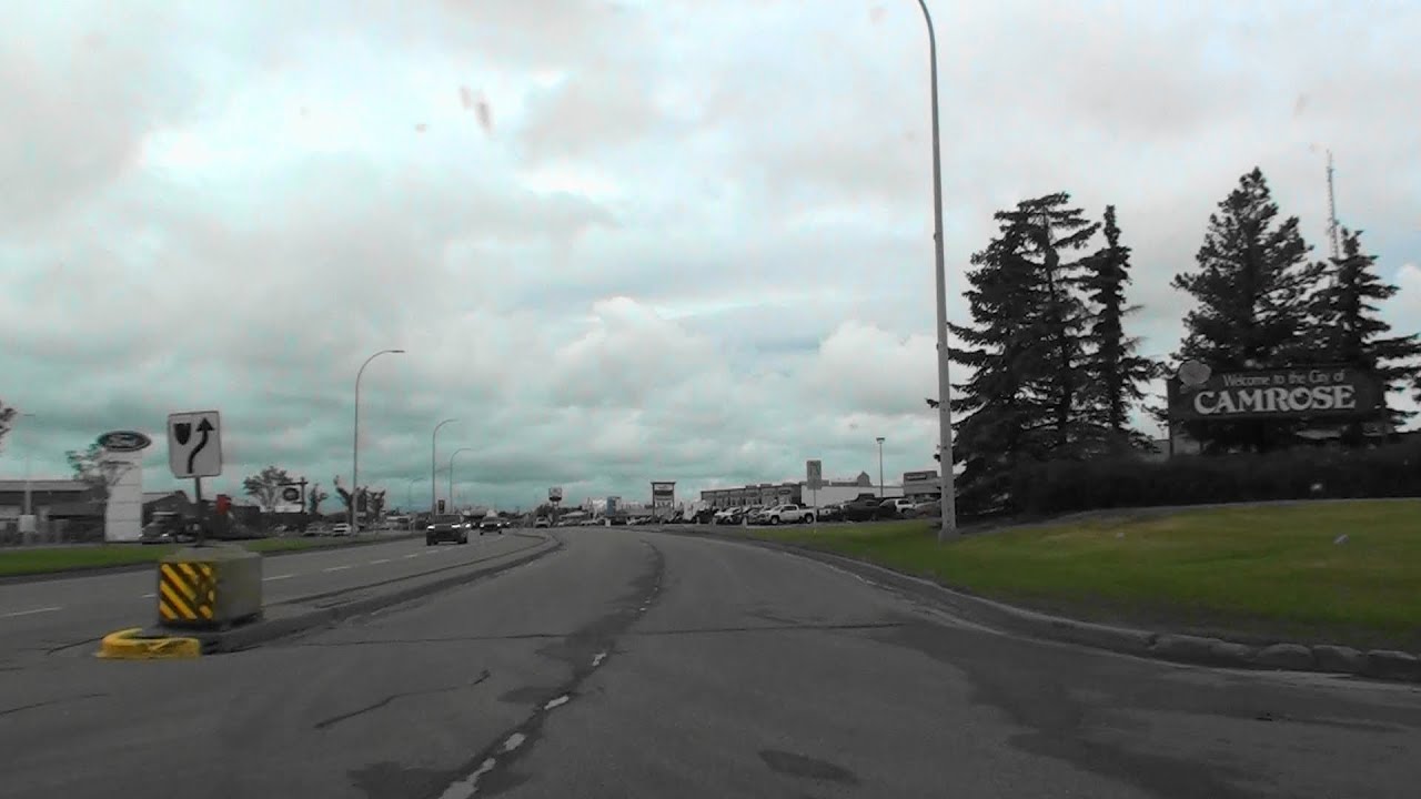 DRIVING IN CAMROSE, ALBERTA