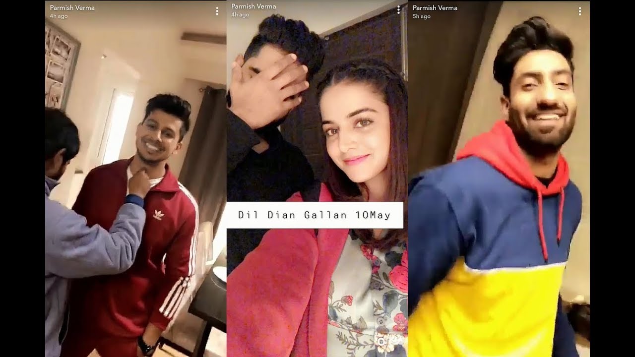 Parmish Verma Fun on Dil Diya Gallan Movie Shoot