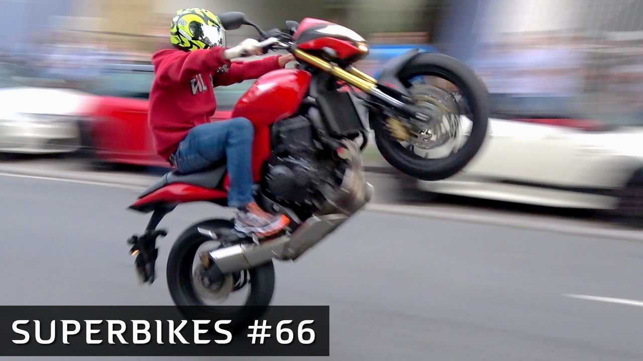 HORNET NO GRAU E OUTRAS MOTOS ESPORTIVAS ACELERANDO - SUPERBIKES #66