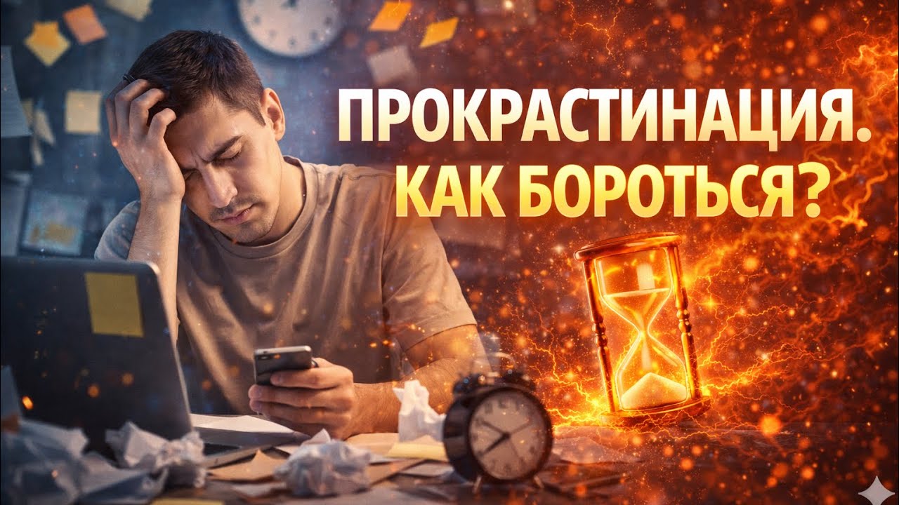 ❇️ Преодоление прокрастинации и продуктивность без стресса