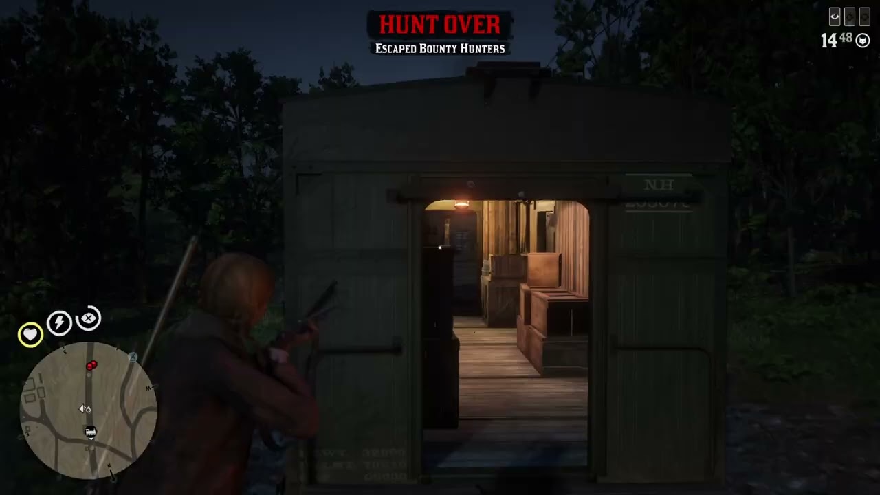 Getting chased for a bounty -Red Dead Redemption 2