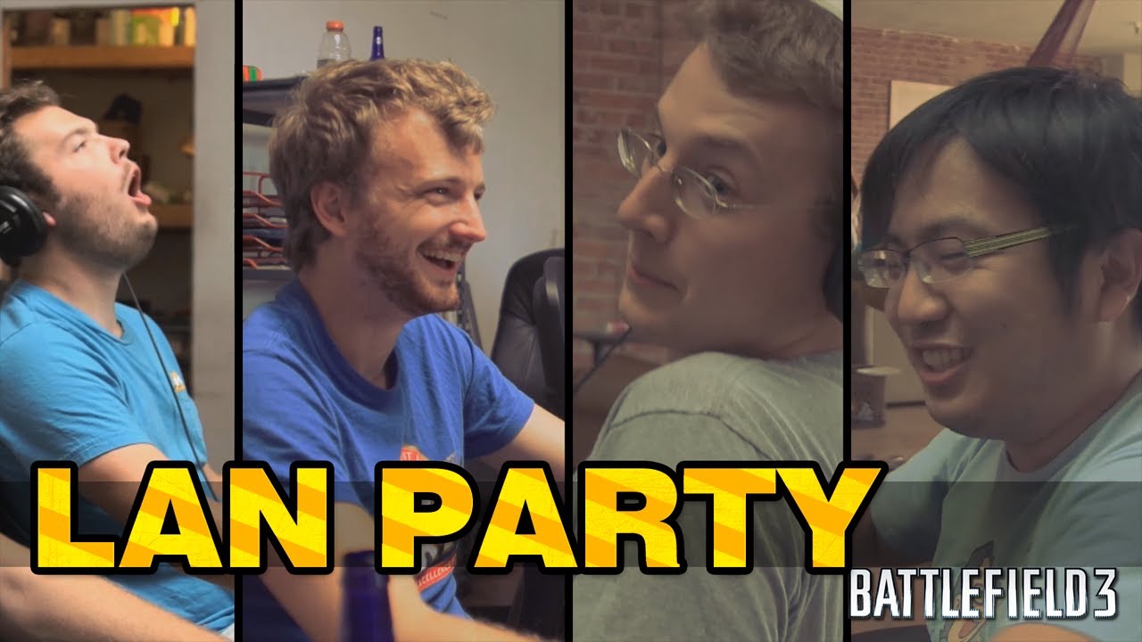 Battlefield 3 with Freddiew and Corridor Digital - LAN Party