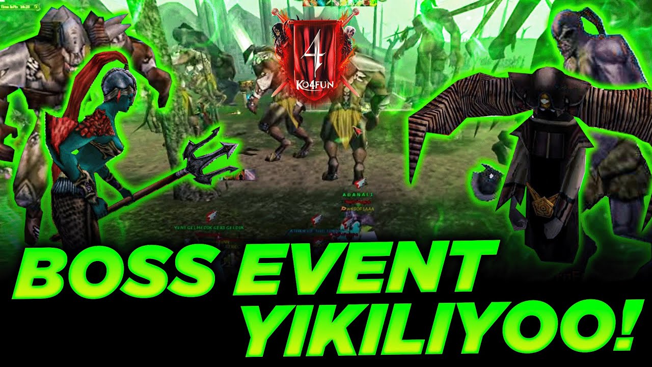 #KO4FUN BOSS EVENT IMMORTAL AKADEMİYE KADAR BURDAYIZ  #pvpserver #knightonline
