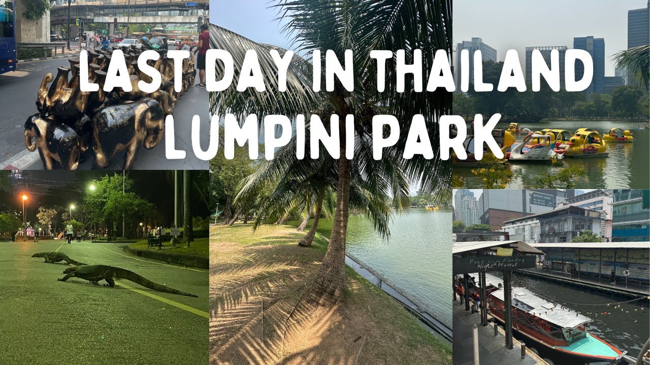 How I Spent My Final Day Like a Local //THAILAND 🇹🇭 LAST VLOG//LUMPHINI PARK, SHOPPING MALLS,TEMPLES