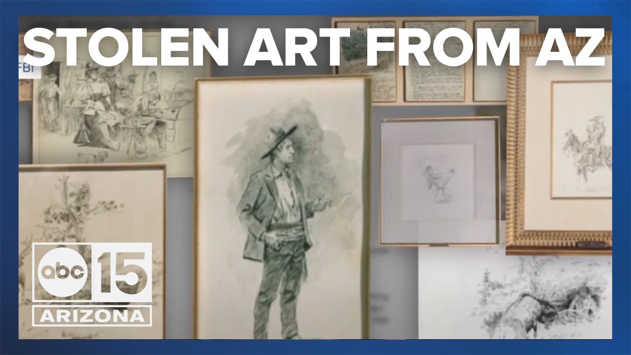 Nearly 90 pieces of art stolen from Arizona