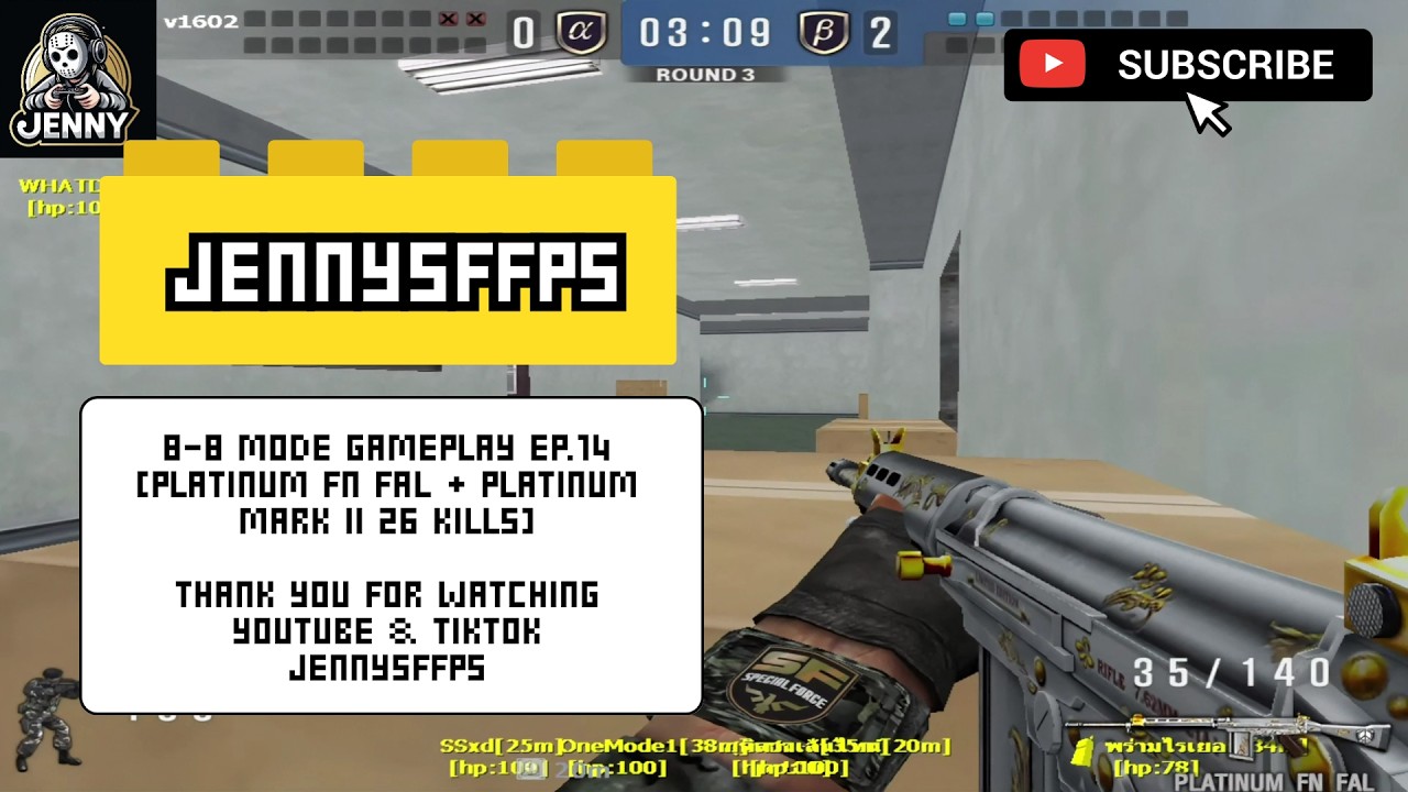 SPECIAL FORCE TH 8-8 MODE GAMEPLAY EP.14 [PLATINUM FN FAL + PLATINUM MARK II 26 KILLS]
