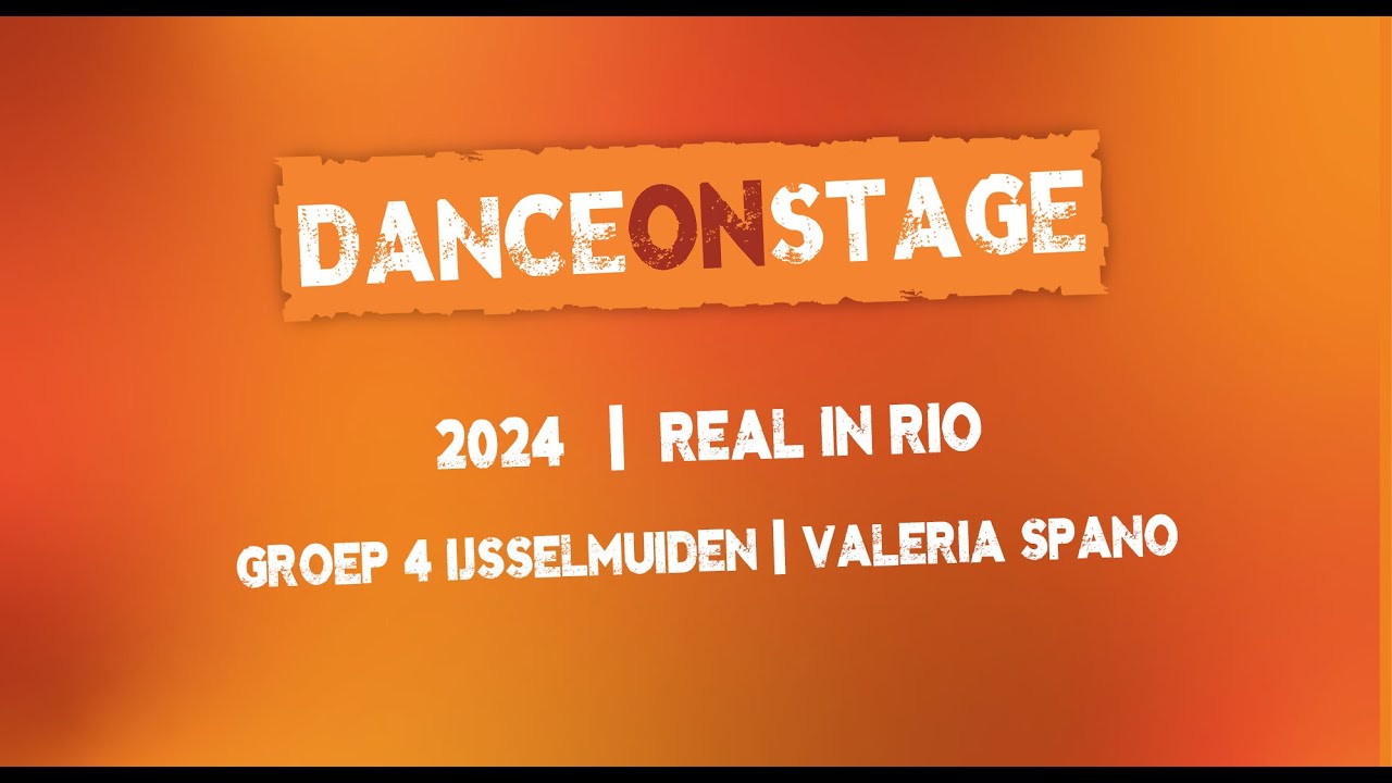RKDOS Dance On Stage 2024 | Groep 4 IJsselmulden | Real in Rio