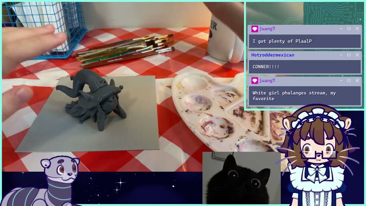 Hand-cam, painting a statuette! ⋟ʕ•ᴥ•ʔ⋞