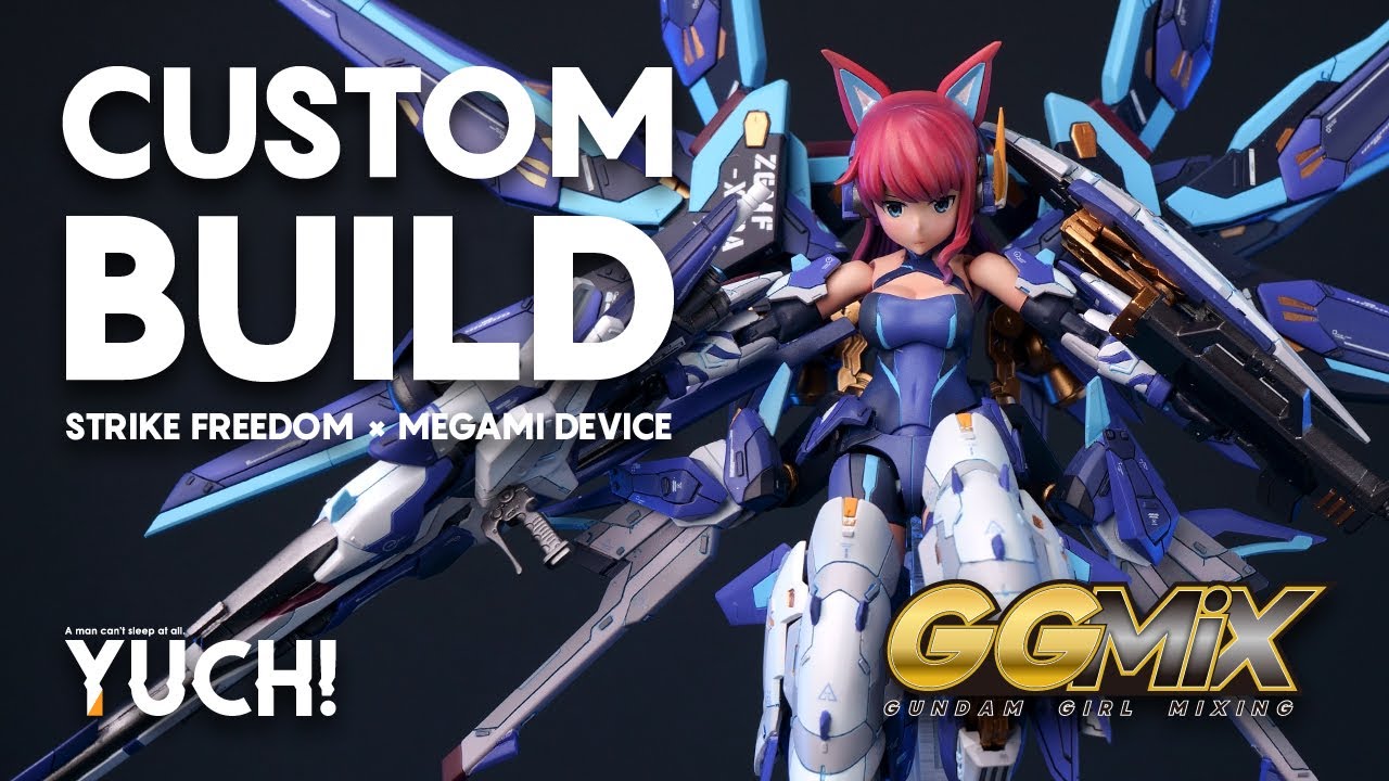 Kitbashing! MEGAMI DEVICE MUTSUMI KOASHI ✖ HGCE 1/144 STRIKE FREEDOM GUNDAM