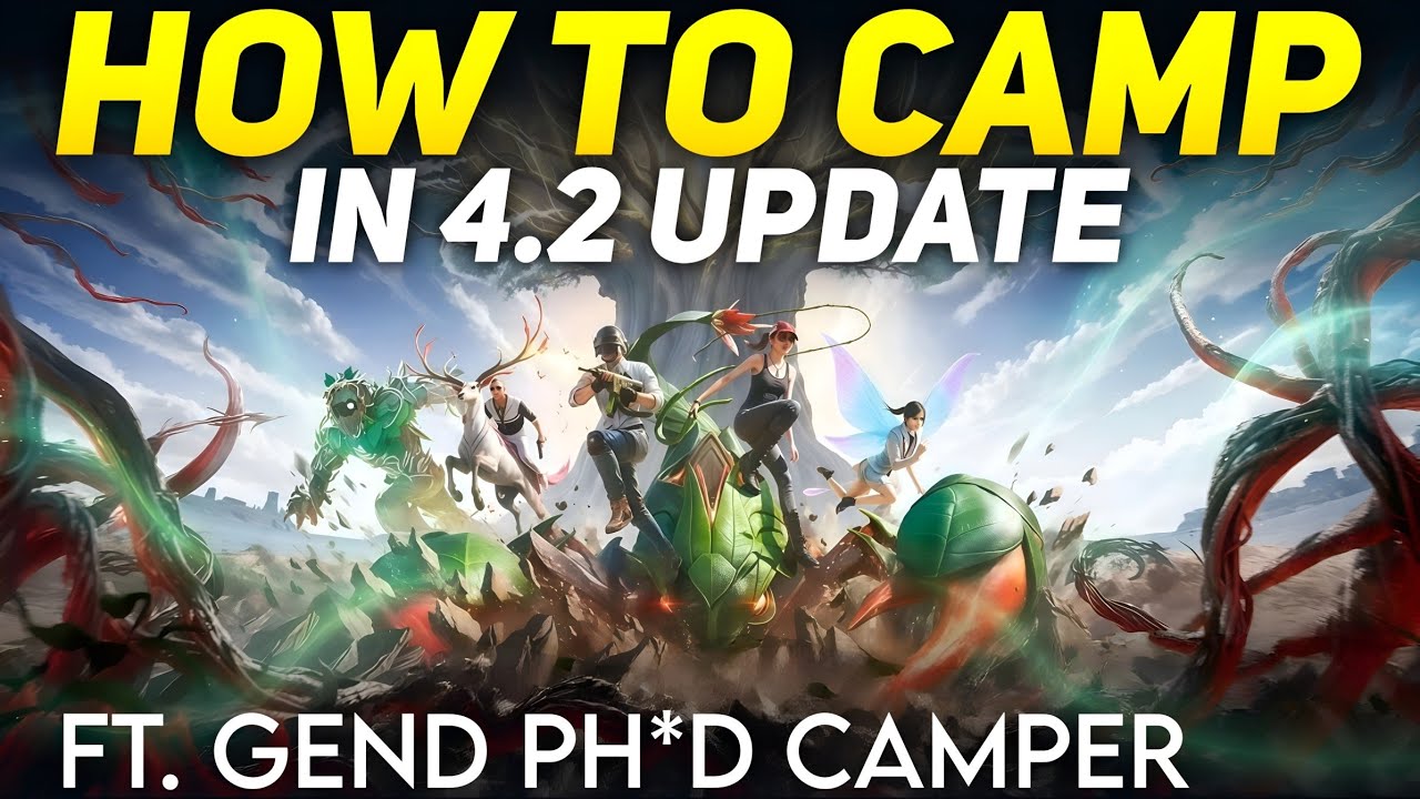 CAMPING TIPS FOR 4.2 UPDATE ☠️ IQOO 13 BGMI 4.2 TEST 120 FPS GAMEPLAY | YRG GAMING