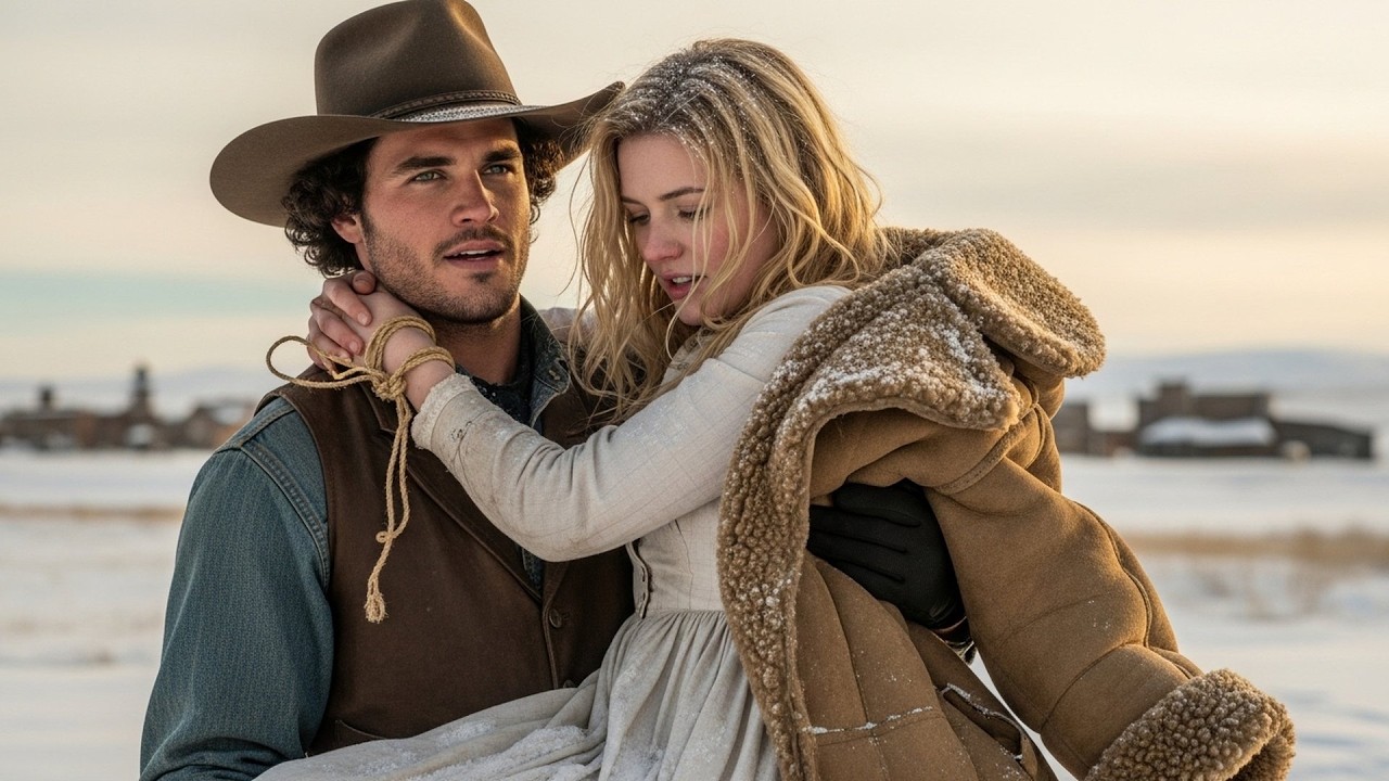 She Was Cast Into Snow as Punishment, A Cowboy Lifted Her and Said 