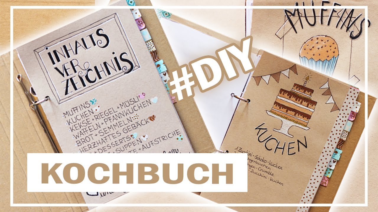 DIY Kochbuch / Backbuch selber machen | Inspiration zum Nachmachen