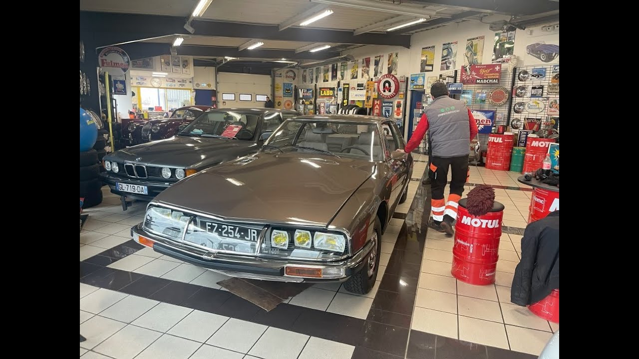 CITROEN SM 1972 JEAN-YVES. TRAVAUX EN 2021. PETITS REGLAGES EN FEVRIER 2024.