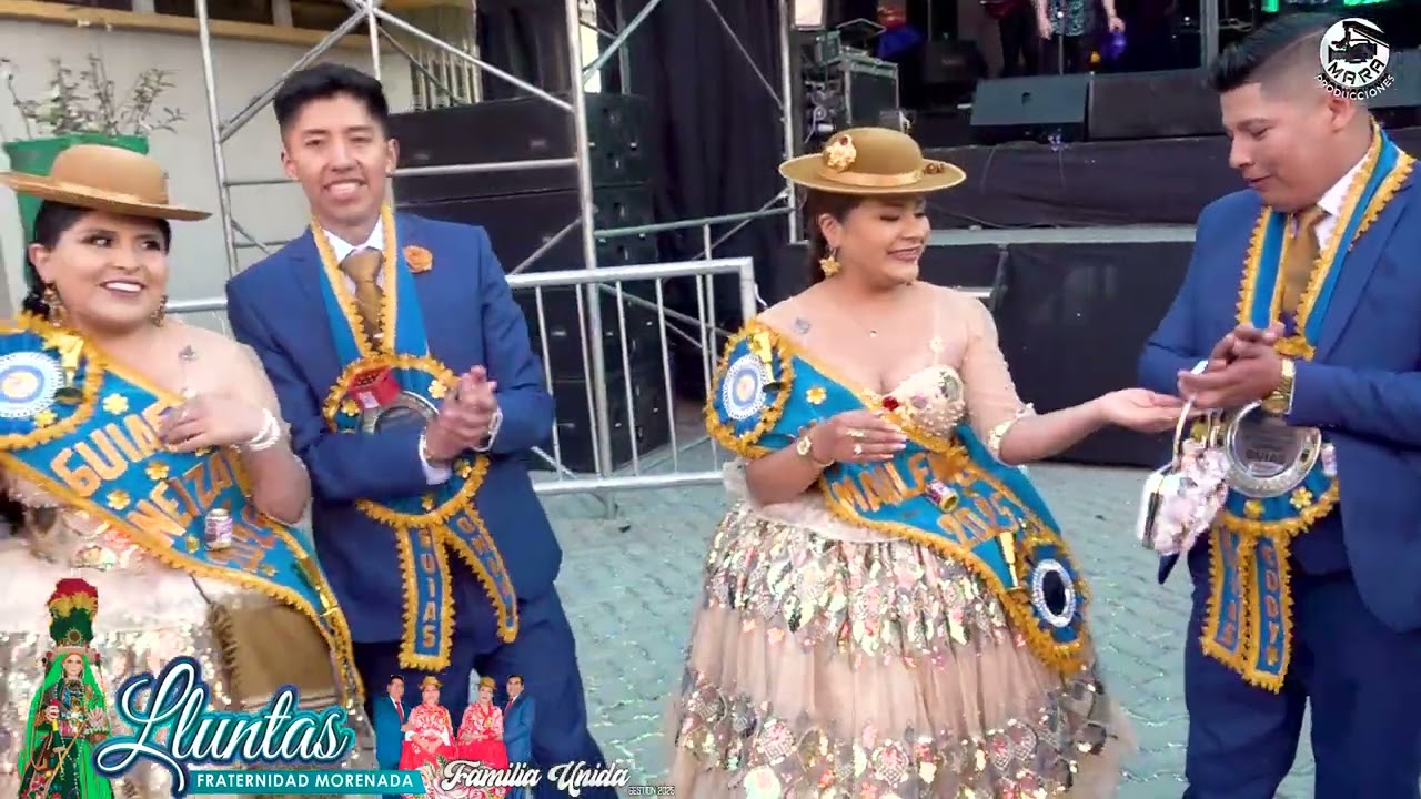 La Gota en Vivo !! Fraternidad Morenada LLUNTAS 2025, con fe y devoción virgen de Asunción