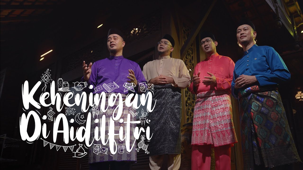 KEHENINGAN DI AIDILFITRI • Inteam, Ustaz Khairul Anuar Basri, Zakiy Hanafi, Mateen (Official MV)