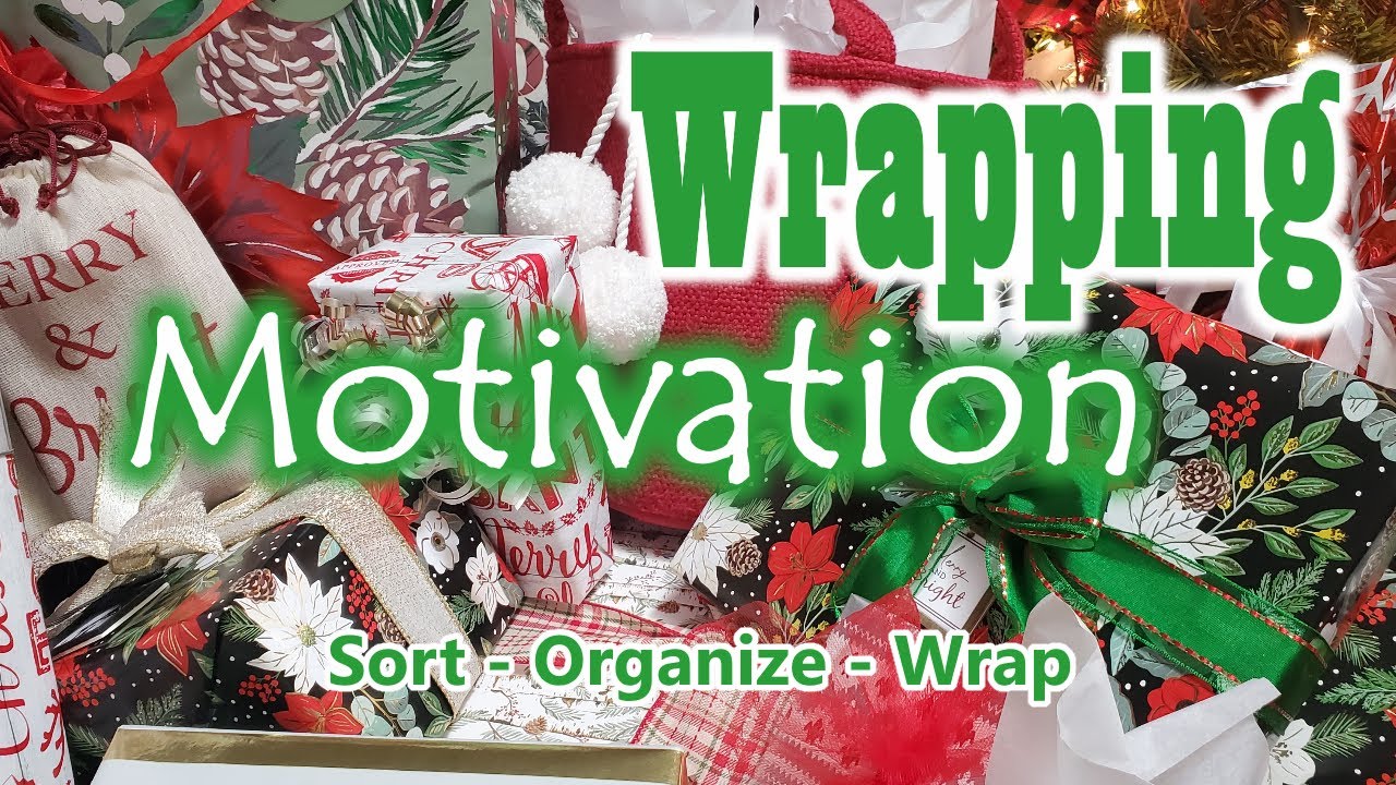*NEW* CHRISTMAS WRAP WITH ME 2021 / WRAPPING MOTIVATION / SORT ORGANIZE WRAP