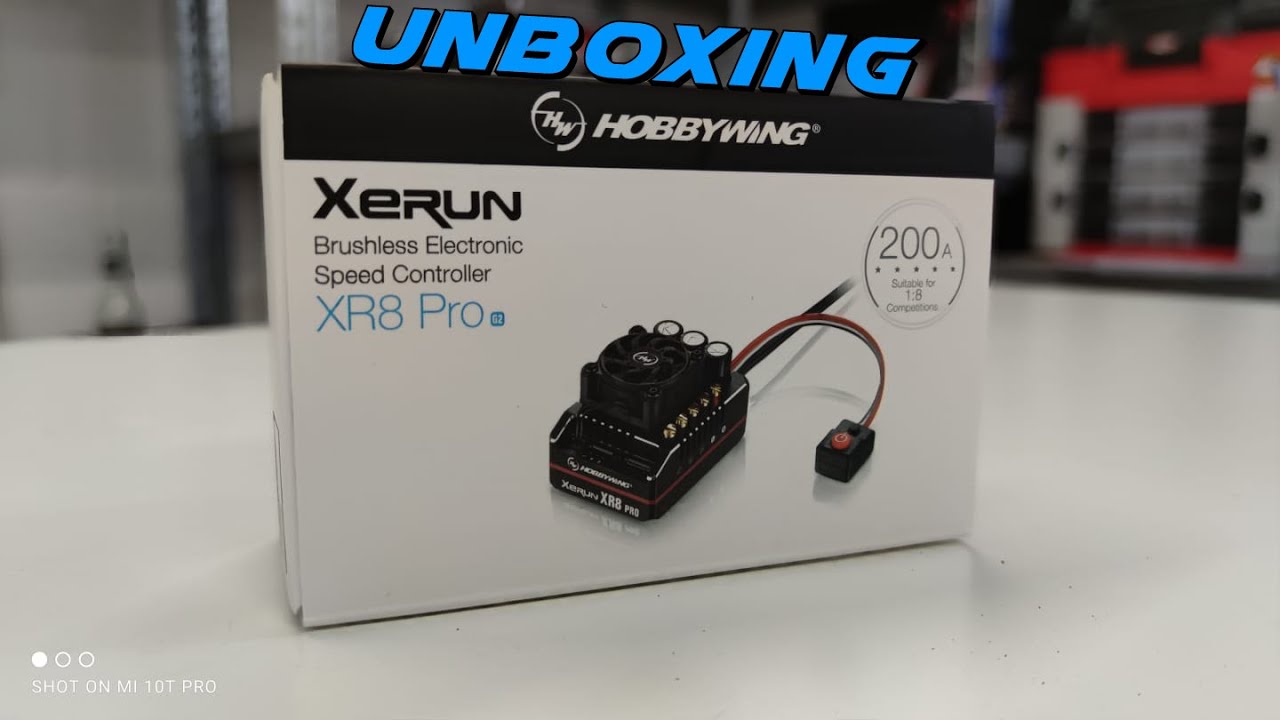 Unboxing: Hobbywing XR8 Pro ESC | German