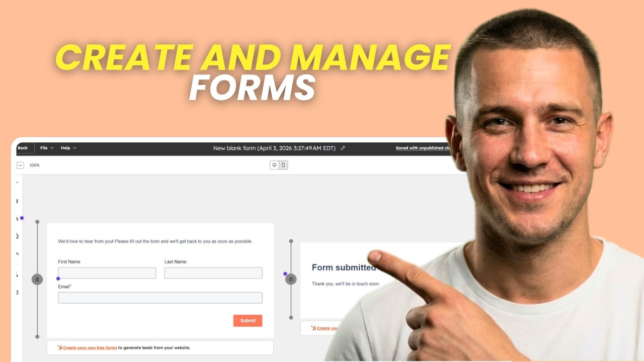 Как создавать формы в HubSpot CRM и управлять ими
