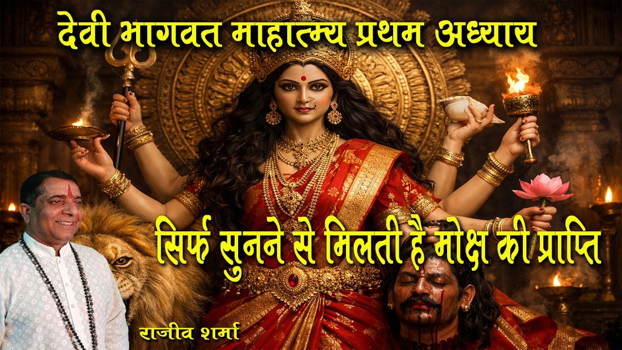 सिर्फ सुनने से मिलती है मोक्ष की प्राप्ति | देवी भागवत माहात्म्य प्रथम अध्याय | Devi Bhagwat Katha