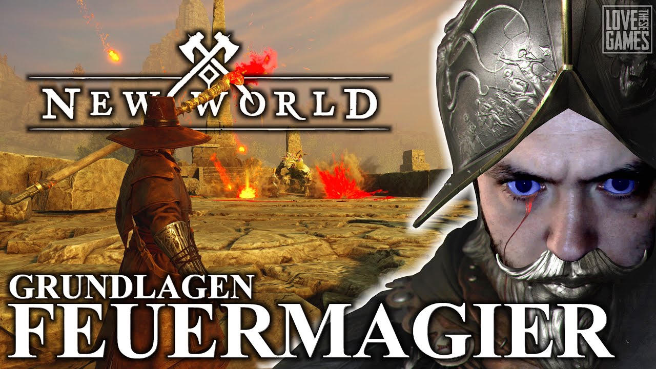 ⚔️ NEW WORLD ⚔️- So spielt ihr einen Feuermagier in New World ! - Mage build - Amazons MMO - deutsch