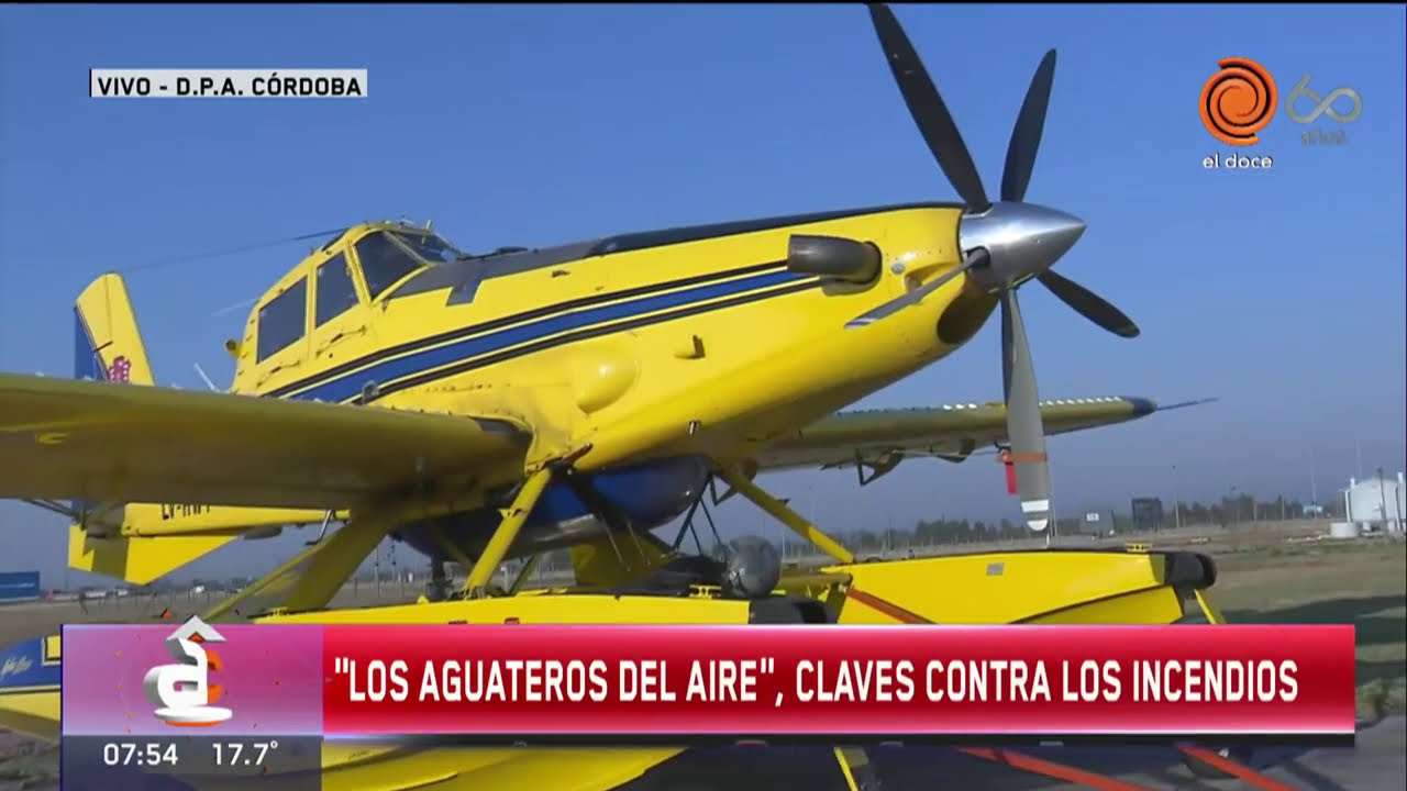 “Los aguateros del aire”: el trabajo de los pilotos en los incendios