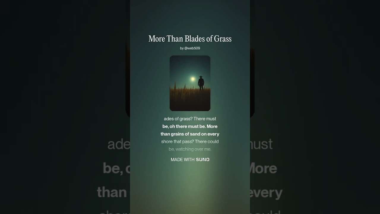 More Than Blades of Grass