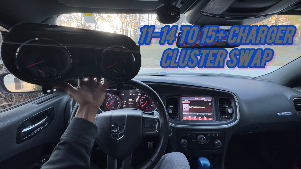 15+ Cluster Swapped My 13 Dodge Charger Daytona (HOW TO, WITH ZAUTOMOTIVE TAZER)