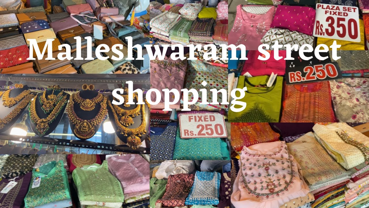 Malleshwaram street shopping|Starting from ₹50|Best street shopping area in Bangalore