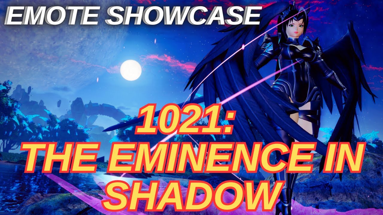 [PSO2 NGS] 1021: The Eminence In Shadow Emote Lobby Action 1021「陰の実力者になりたくて！」