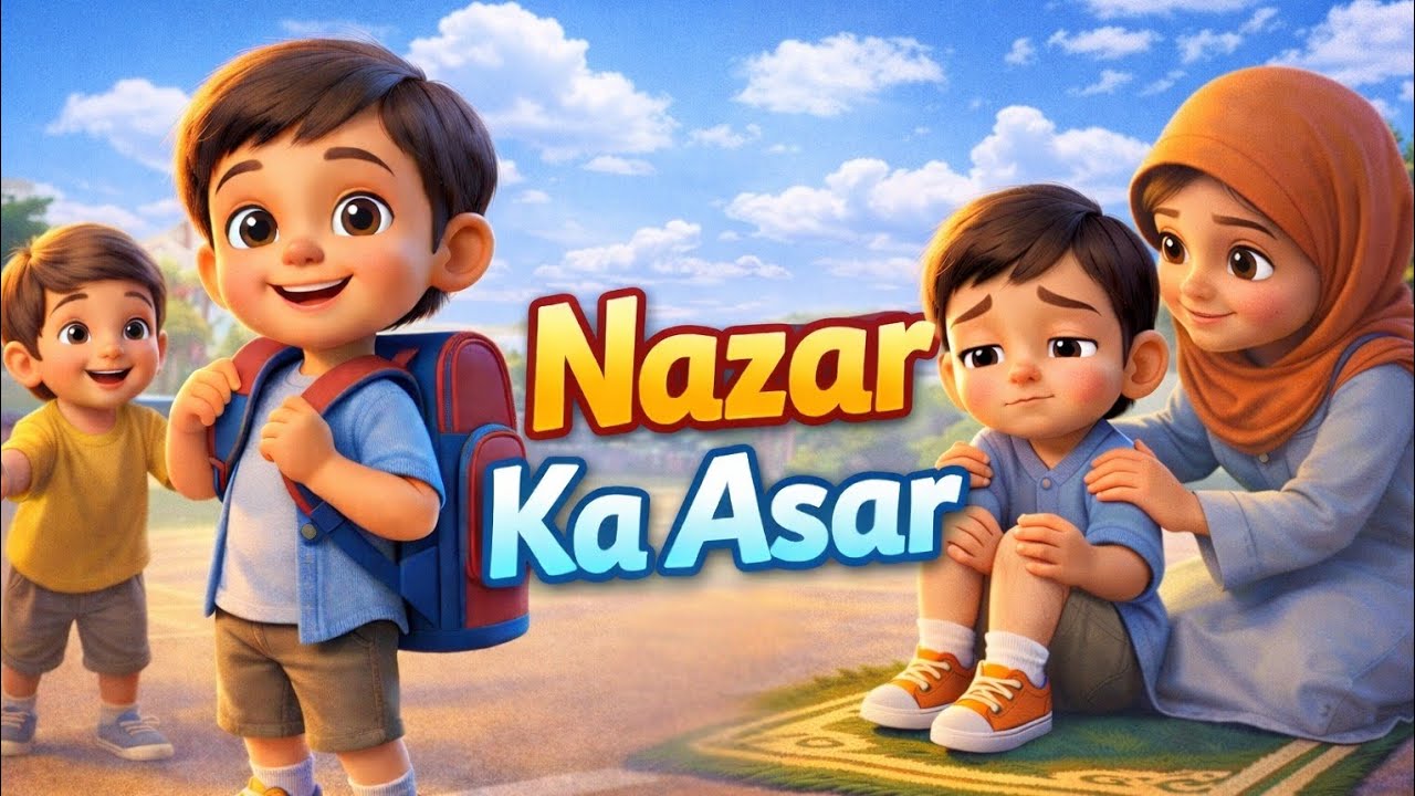 Nazar Ka Asar | Ek Masoom Bachay Ki Dil Chhoo Lene Wali Kahani | Islamic Cartoon Story Urdu/Hindi