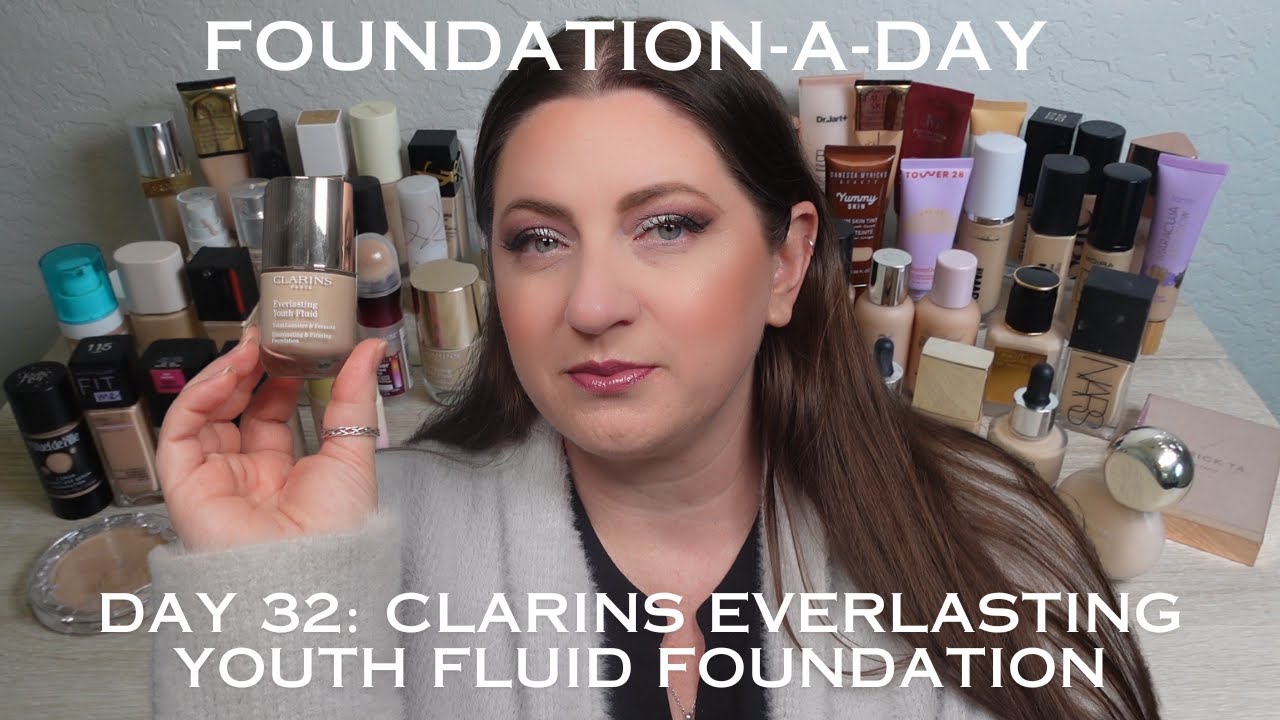 Clarins Everlasting Youth Fluid Foundation – Wear Test Oily Skin – Does it stay, or does it go?