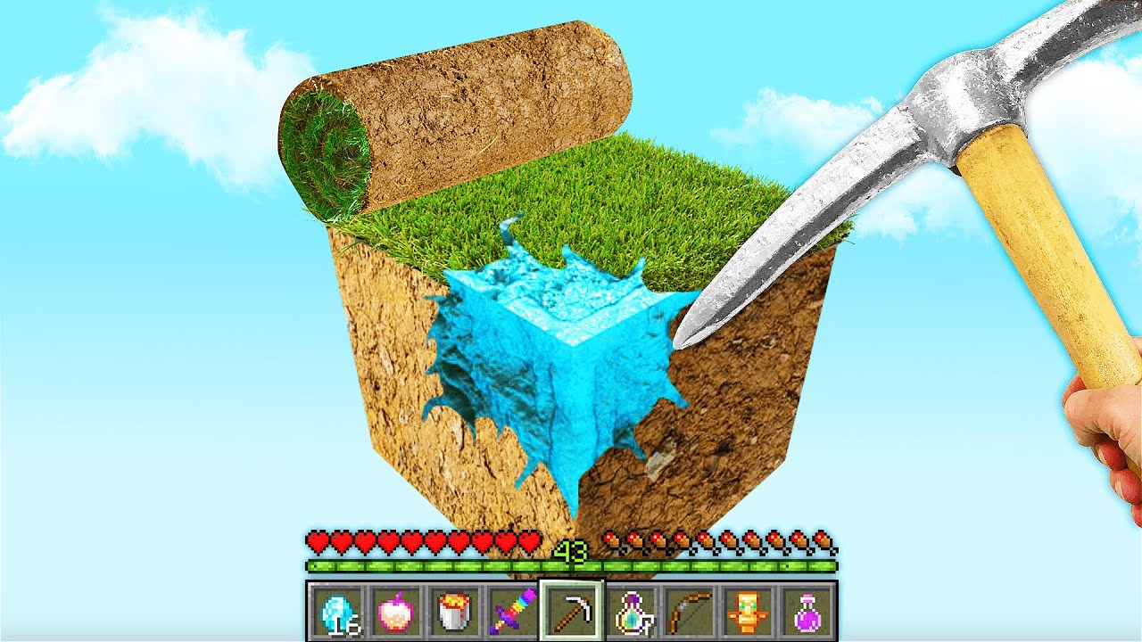 Minecraft ΑΛΛΑ έχω ΕΝΑ ΡΕΑΛΙΣΤΙΚΟ BLOCK!