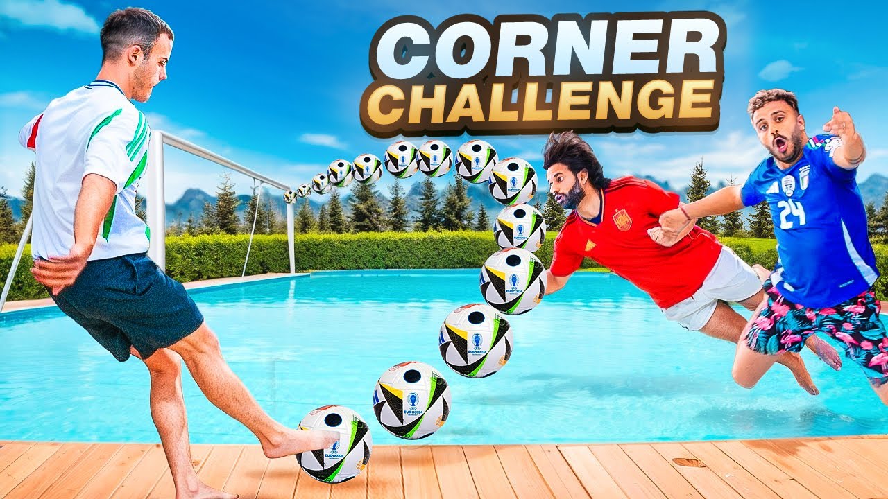 ⚽️⛳️ CORNER CHALLENGE in PISCINA! 💦